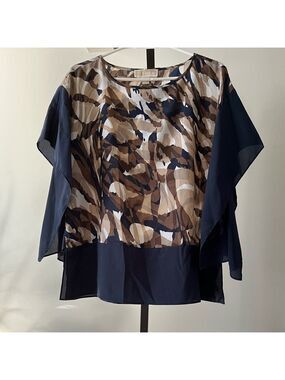 Michael Kors Printed Blouse, Size Small.